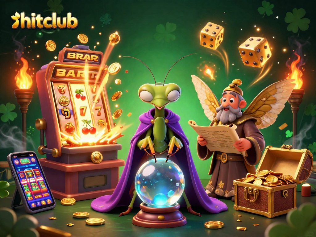 Experience hitclub's thrilling jackpots with lively casino elements and enchanting characters.
