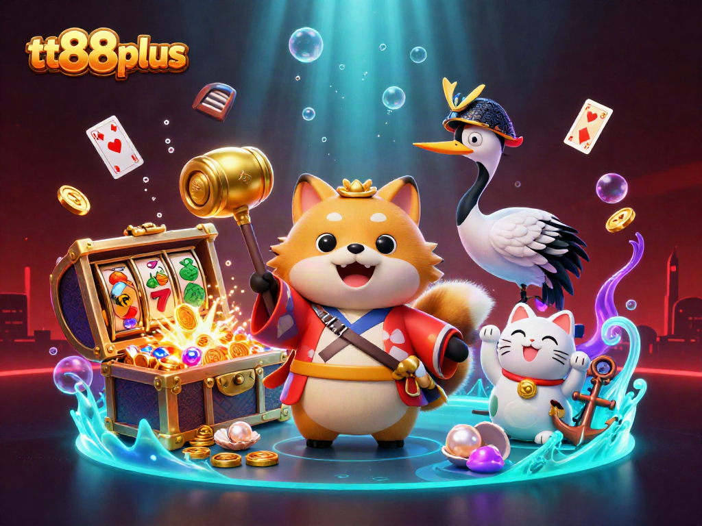 Play exciting games at tt88plus with colorful characters and jackpot elements!