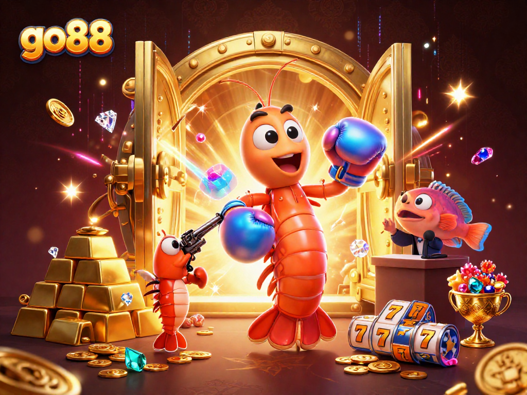 Experience thrilling wins with go88 at a lively casino adventure featuring vibrant characters!