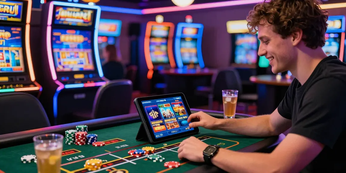 Engaging atmosphere at sites not on Gamstop with vibrant gaming and excitement.