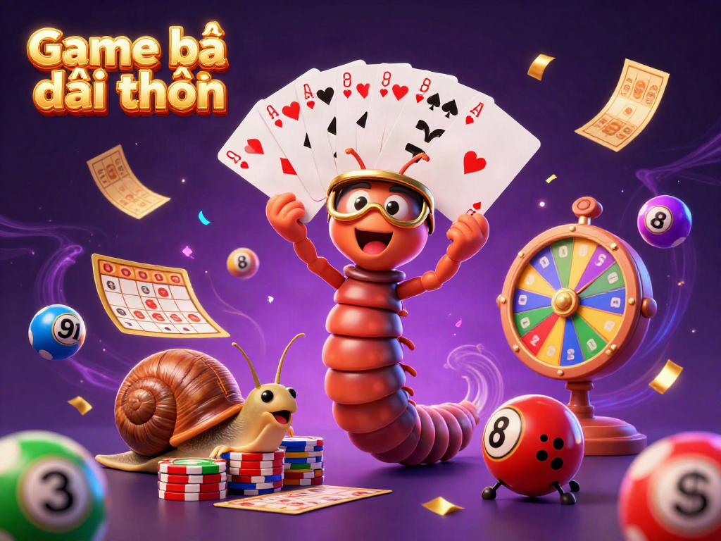 Experience the excitement of Game bài đổi thưởng with vibrant characters, spinning prizes, and dynamic lottery elements.