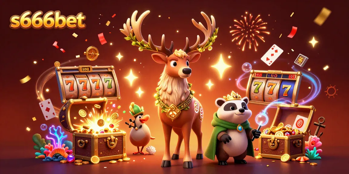 Engage with exciting slot games at s666bet featuring dynamic characters and vibrant casino elements.