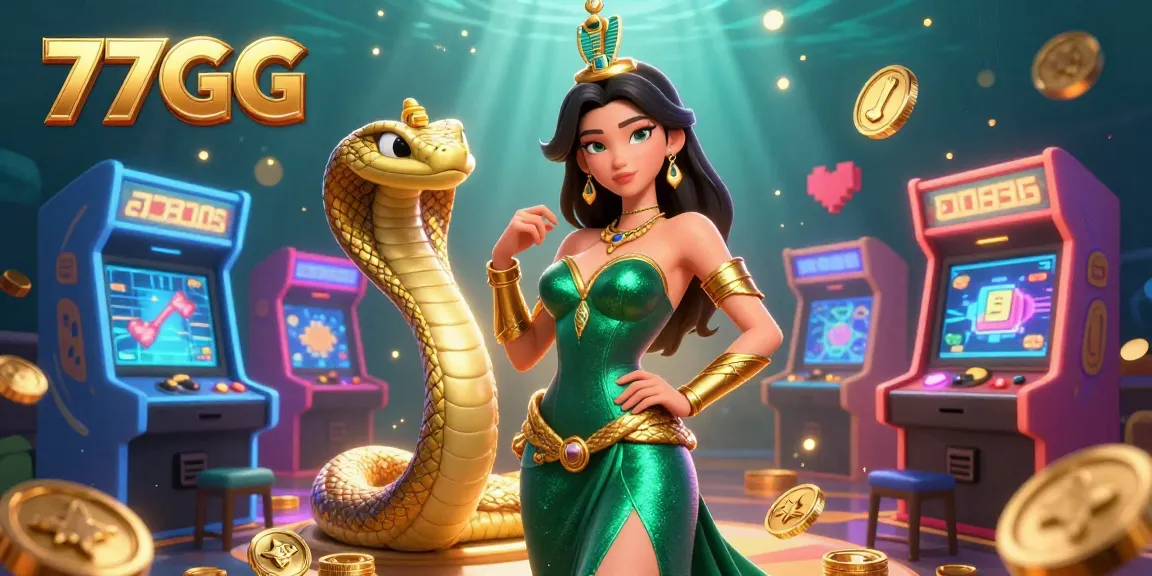 Engage with thrilling games at 77GG's dynamic casino atmosphere featuring a captivating scene.