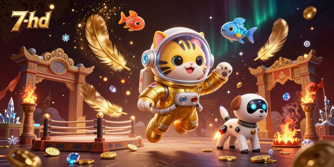 Experience thrilling gameplay with 7-hd's vibrant and animated gaming atmosphere filled with excitement.