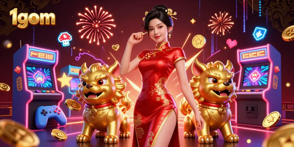 Experience thrilling sports betting with 1gom's vibrant gaming depiction featuring action-packed elements.