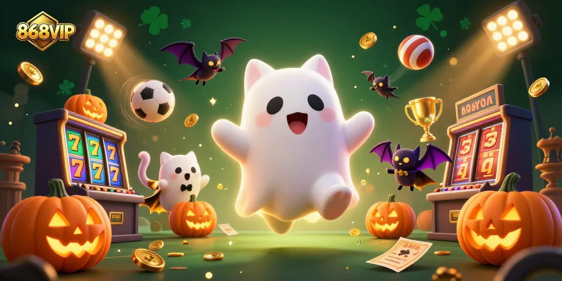 Experience 868VIP's thrilling ghostly adventures in a haunted casino with dynamic gaming elements.