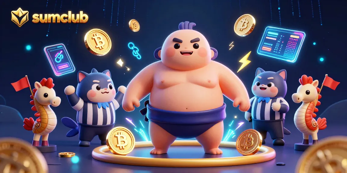 Engage in thrilling adventures at sumclub with vibrant 3D animations featuring underwater games and crypto elements.