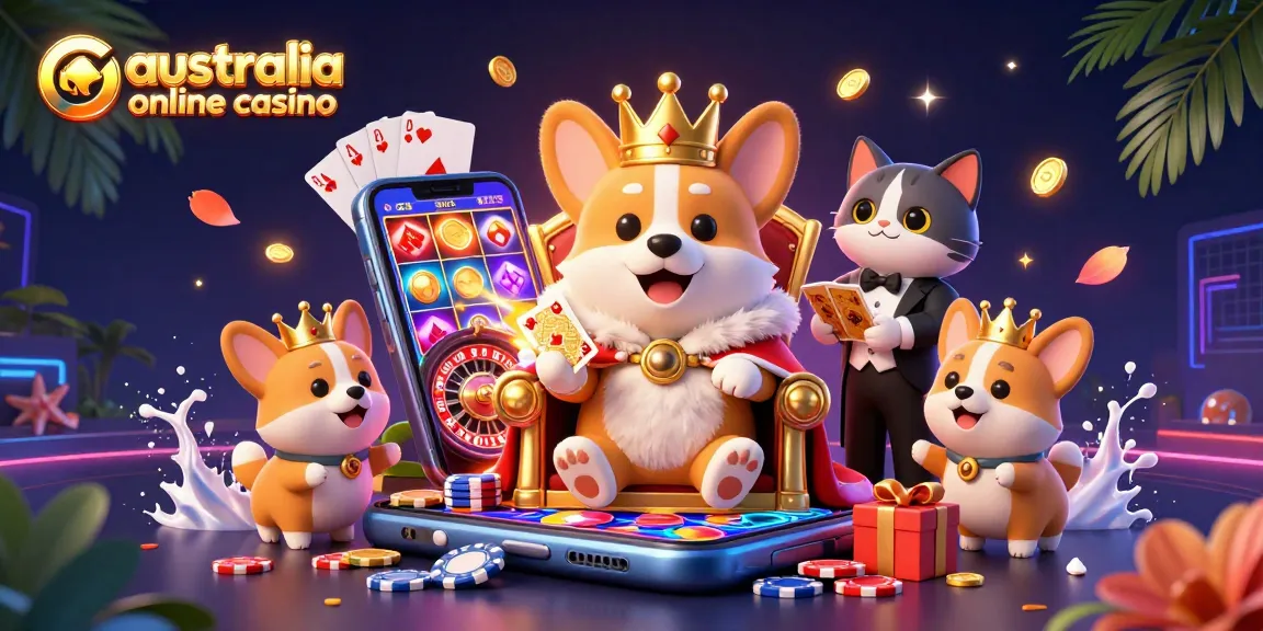 Enjoy thrilling gaming experiences at australia online casino with corgi royalty and dynamic slot action.