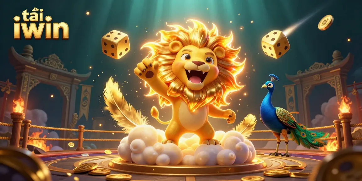 Play and win big with tải iwin in this vibrant casino illustration showcasing exciting elements.