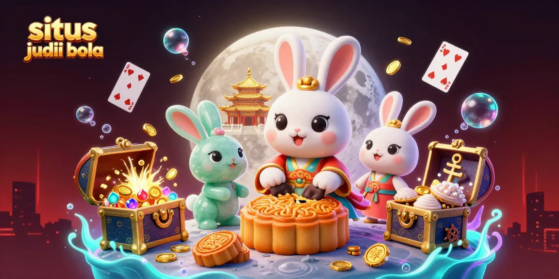 Situs judi bola betting features vibrant characters and casino elements showcased in an engaging illustration.
