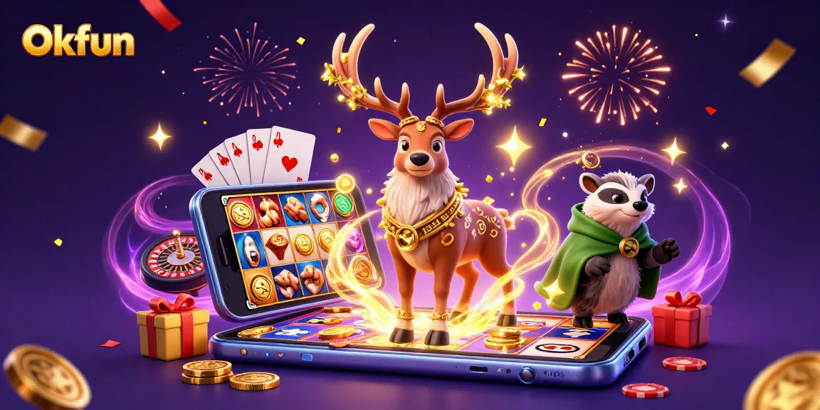 Experience rewards and excitement with Okfun’s vibrant gaming scene featuring slots and spirits.
