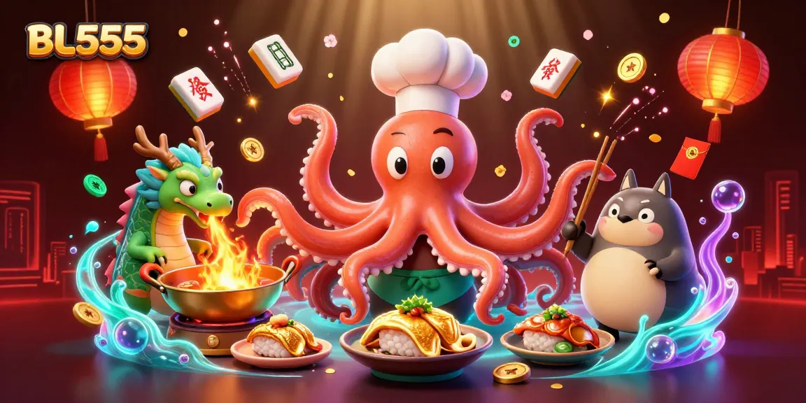Engage with BL555's vibrant casino world featuring dynamic characters and exciting gaming elements.
