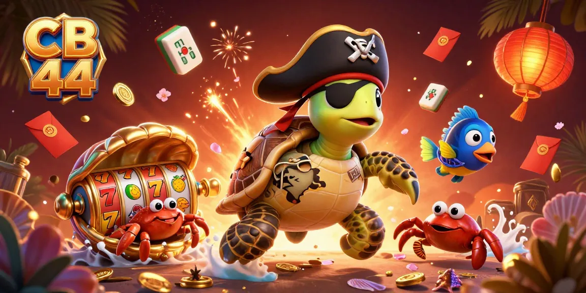 Experience thrilling games at CB 44 with vibrant casino elements and engaging characters.