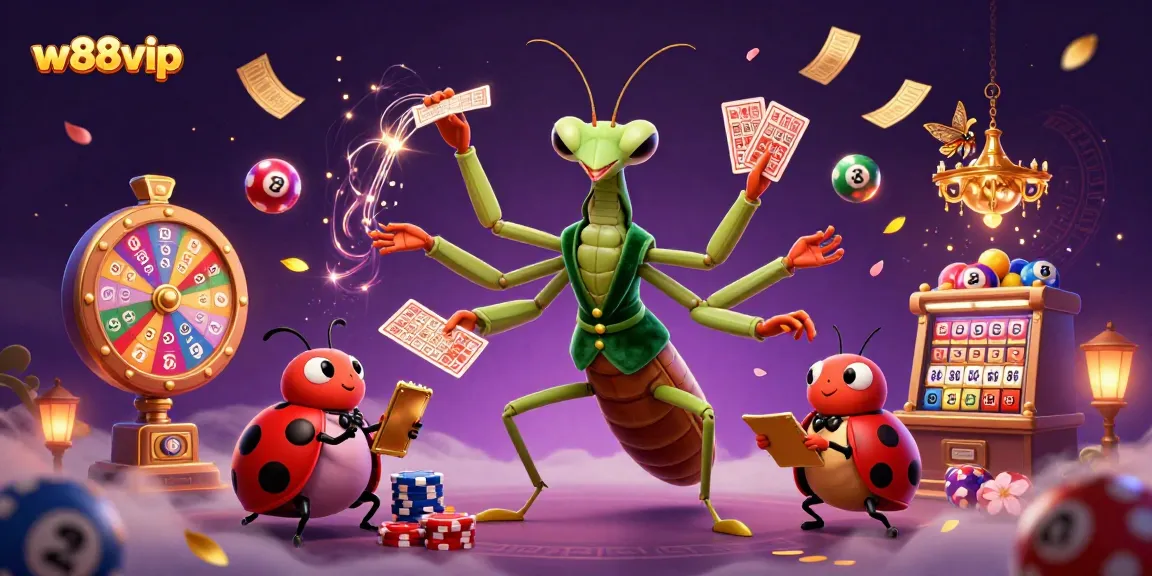 Experience the excitement of w88vip with a lively casino scene showcasing dynamic gambling activities.